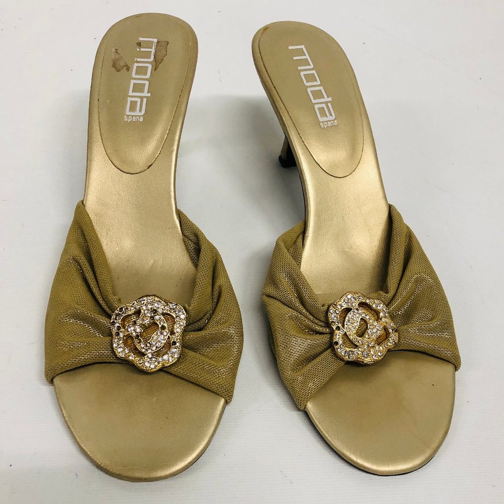 Moda Spana Gold Slip On, 8.5M
